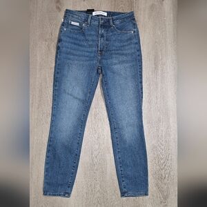 Calvin Klein Jeans High Rise Skinny Ankle Women Blue